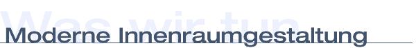 Innenraumgestaltung